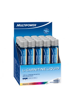Multipower L-Carnitine Likit Forte Şeftali 25ml x 20 Ampul