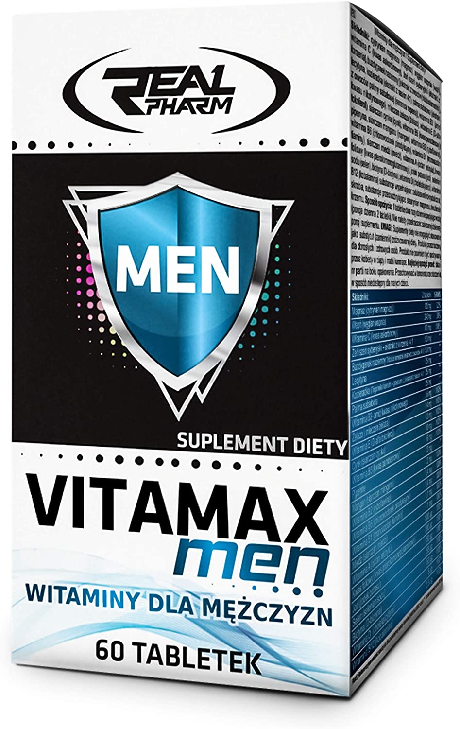 real pharma vitamax men 60 tablet